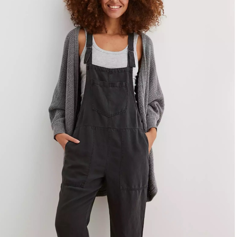 NWT, Aerie Twill Overalls, XL